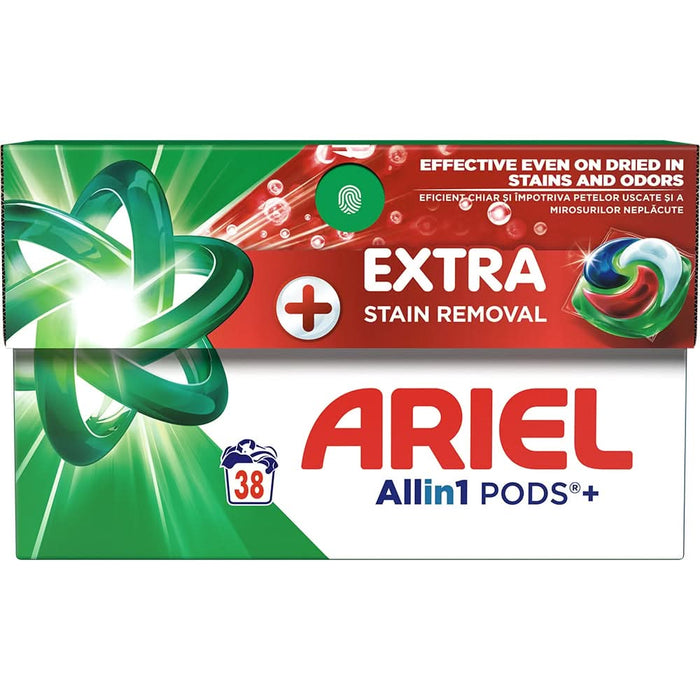 Detergent capsule ARIEL Allin1 PODS+ Extra Stain Removal,  38 spalari WALTI