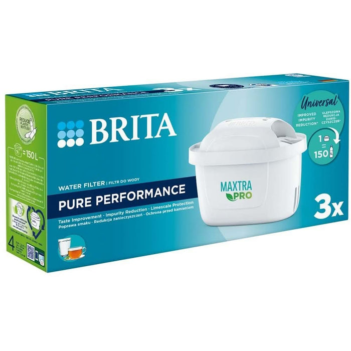 Set 3 filtre de apa BRITA Maxtra Pro Pure Performance BR1051755, alb WALTI
