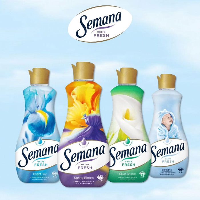 Balsam de rufe SEMANA Extra Fresh Bright Sky, 1.5 l, 75 spalari WALTI