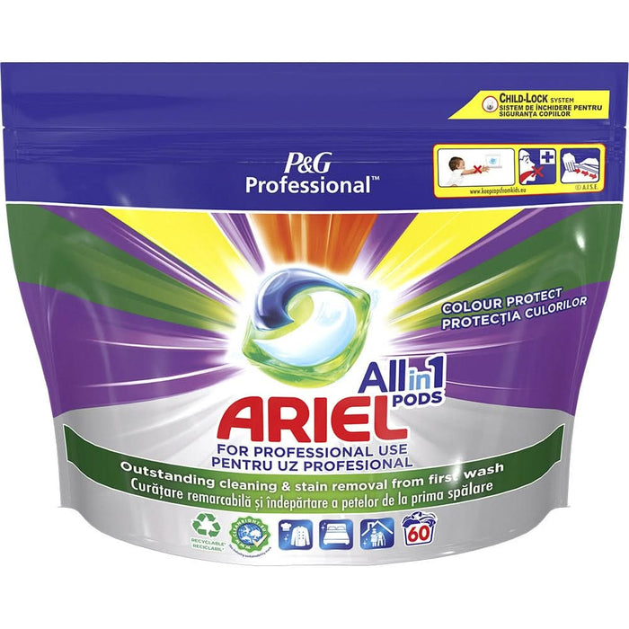 Detergent capsule ARIEL Professional All in1 PODS Color+, 60 spalari WALTI