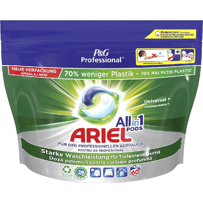Detergent capsule ARIEL Professional PODS Universal+, 60 spalari WALTI