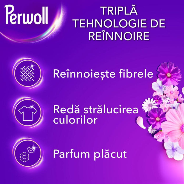 Detergent lichid PERWOLL Renew Blossom, 4 l, 80 spalari WALTI