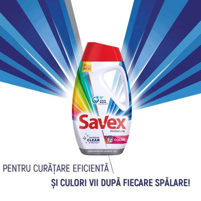 Detergent lichid SAVEX Premium Color, 2.7 l, 60 spalari WALTI