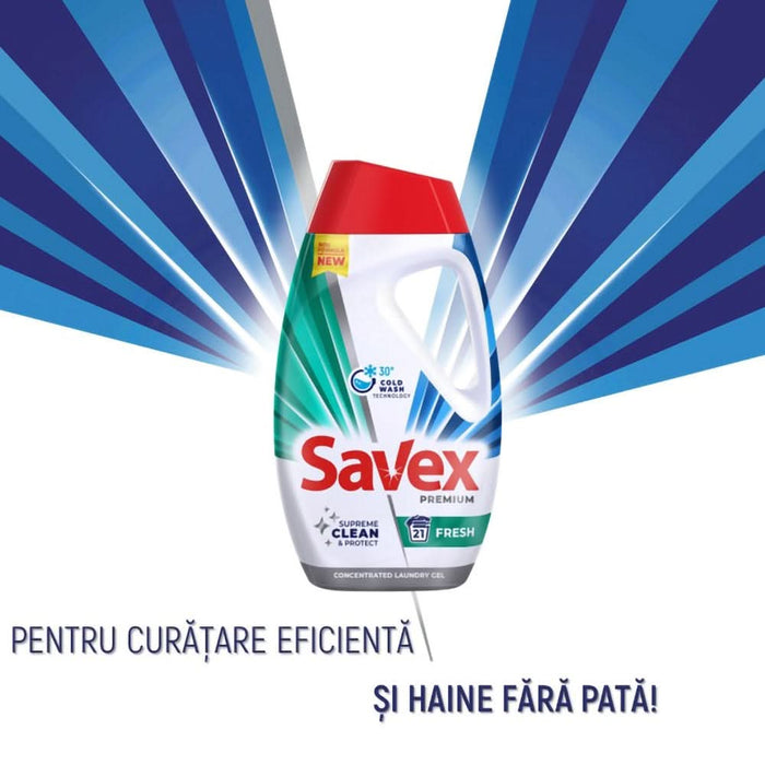 Detergent lichid SAVEX Premium Fresh, 2.7 l, 60 spalari WALTI