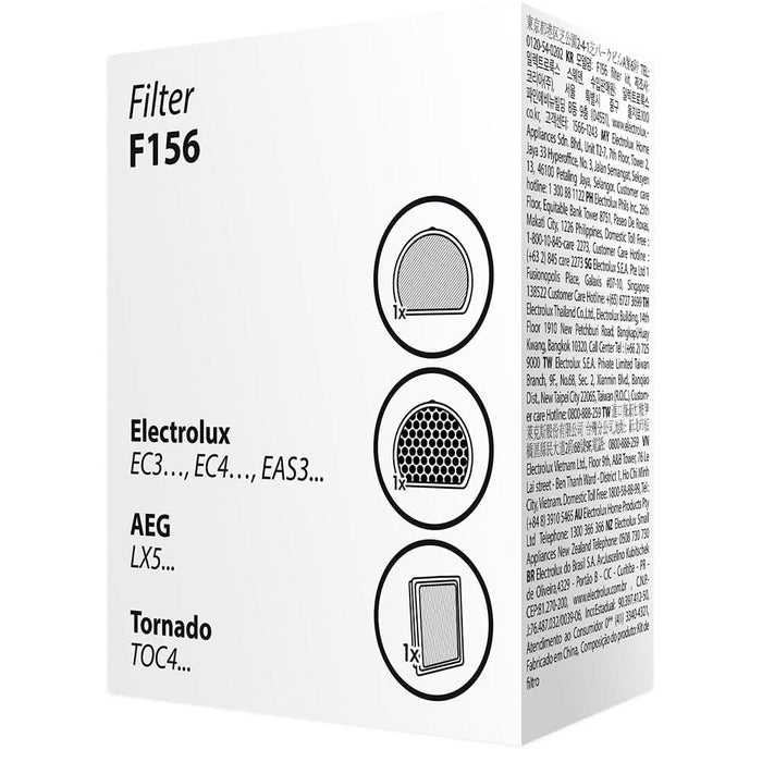 Kit filtre aspirator ELECTROLUX F156, 3 buc WALTI
