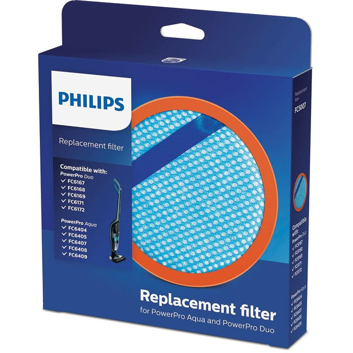 Filtru de schimb aspirator vertical PHILIPS FC5007/01, albastru-portocaliu WALTI