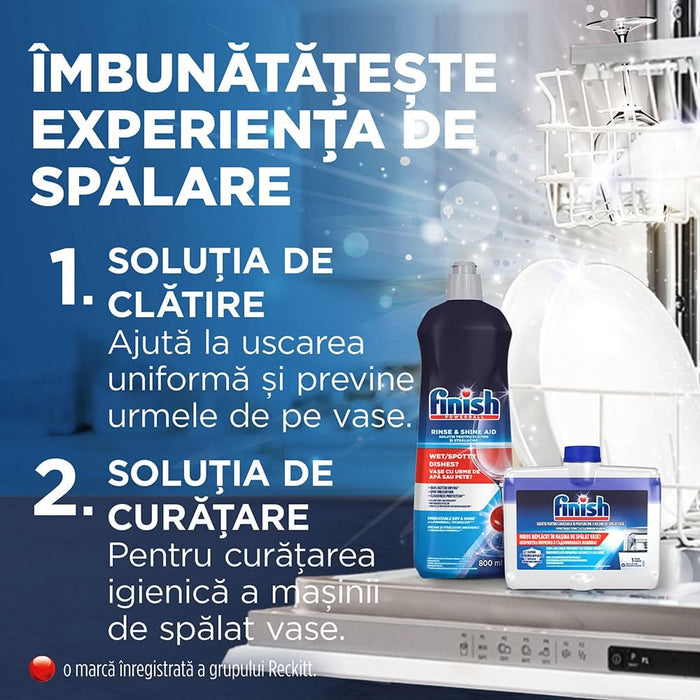 Pachet Detergent pentru masina de spalat vase Finish Quantum, 2x60 buc WALTI