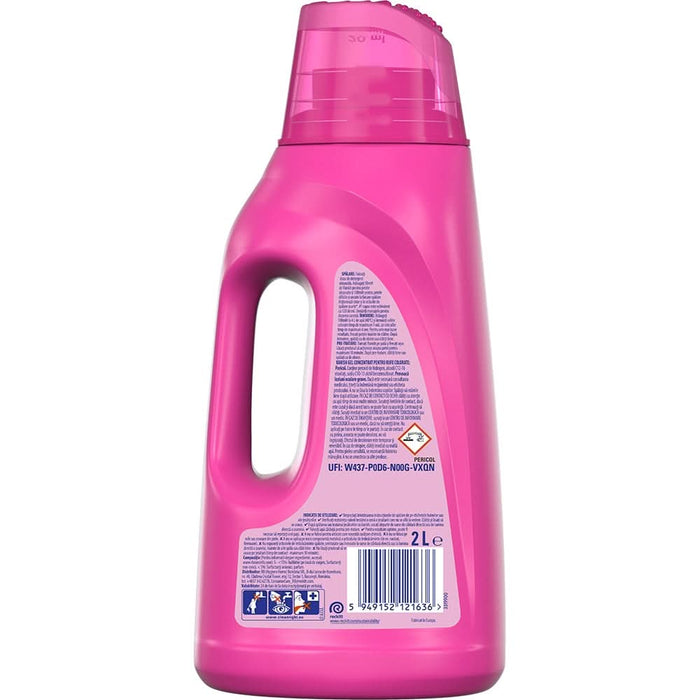 Solutie pentru indepartarea petelor pentru haine colorate VANISH Oxi Action, 2L WALTI