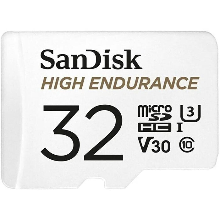Card de memorie SANDISK Max Endurance, microSDHC, 32GB, 100MB/s, clasa 10/U3/V30, UHS-I, adaptor WALTI