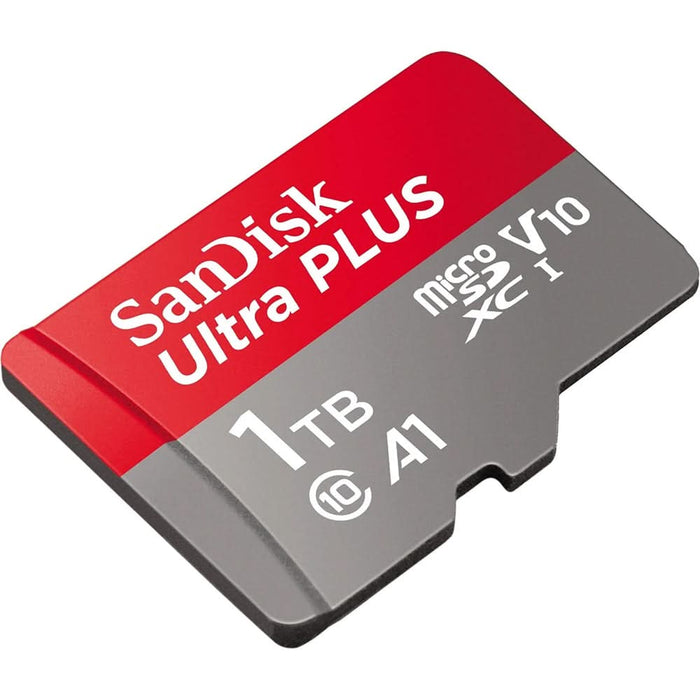 Card de memorie SANDISK Ultra Plus microSDXC, 1TB, 150MB/s, clasa 10/U1/A1, UHS-I, adaptor WALTI