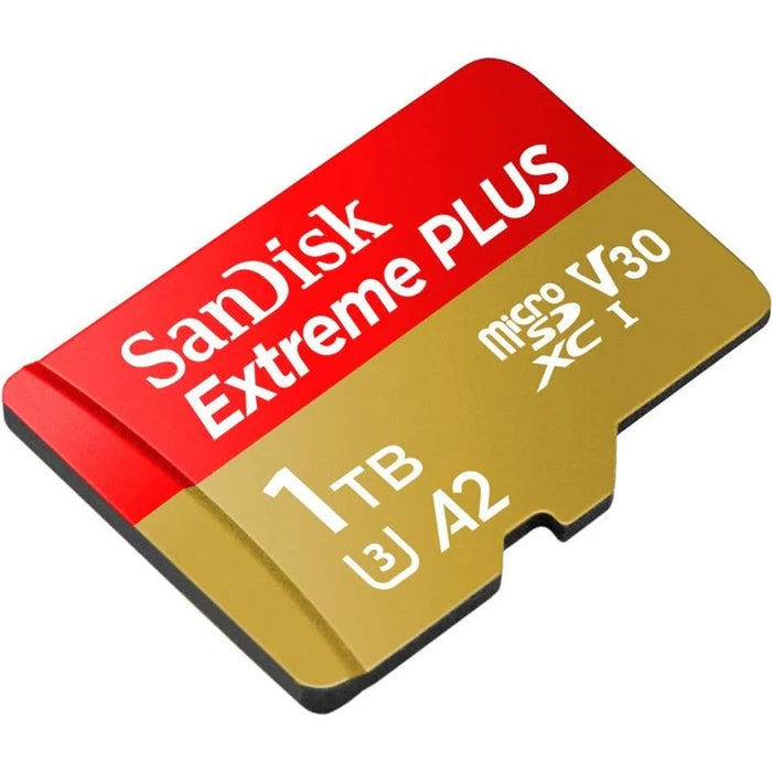 Card de memorie SANDISK Extreme Plus microSDXC UHS-I, 1TB, 200MB/s, C10, U3, V30, A2, adaptor WALTI