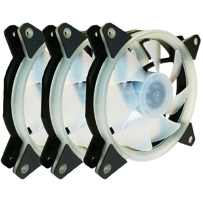 Set 3 ventilatoare PC SEGOTEP Pro Vibrant, 120mm, iluminare RGB, PROVIB3-120 WALTI