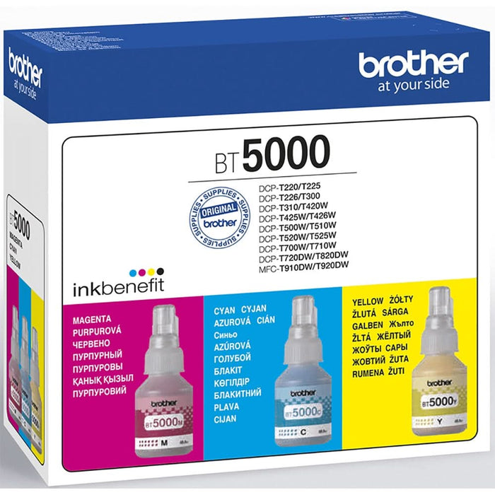 Pachet cerneala originala BROTHER BT5000CLVAL, magenta, cyan, galben WALTI