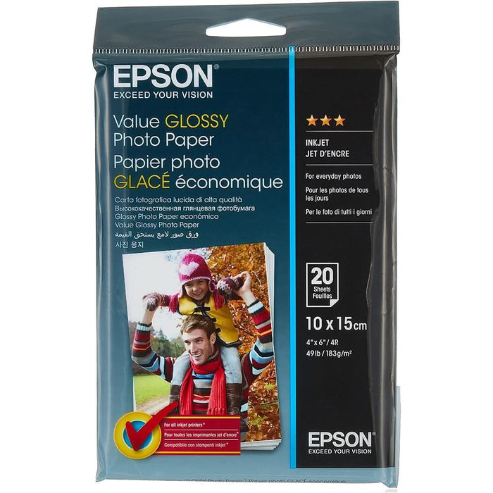 Hartie foto originala EPSON C13S400037, 10x15cm, 20 coli WALTI