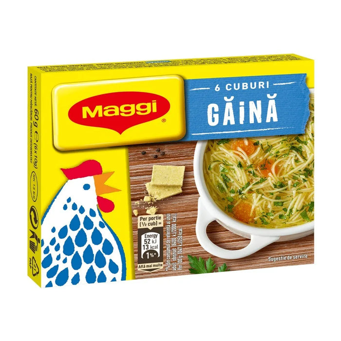 Maggi Cub Gaina 10 x 60 g - WALTI WALTI