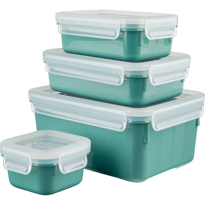 Set caserole TEFAL MasterSeal Colour Edition N1031010, 4 piese, plastic, verde WALTI