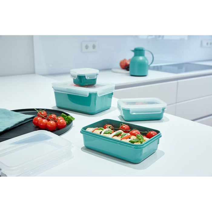 Set caserole TEFAL MasterSeal Colour Edition N1031010, 4 piese, plastic, verde WALTI