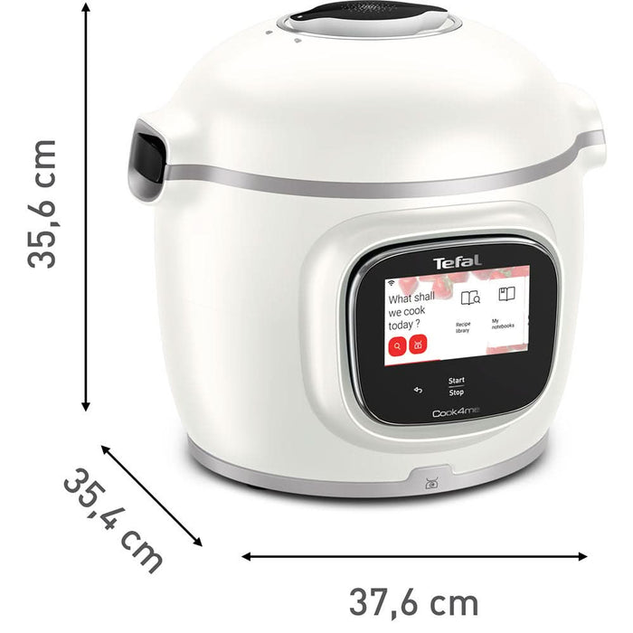Multicooker TEFAL Cook4me Touch Pro CY9441F2, 6l, 1600W, 13 programe, alb WALTI