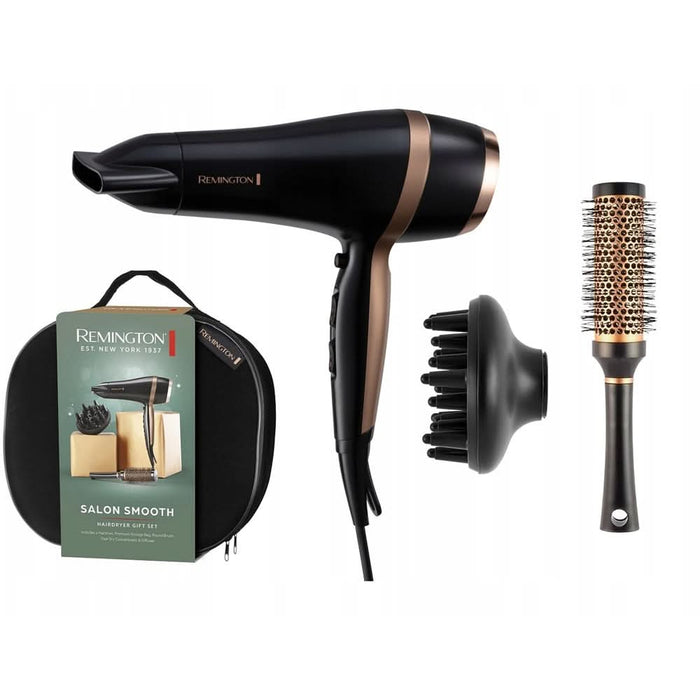 Uscator de par REMINGTON Salon Smooth D6960GP, 2100W, negru WALTI