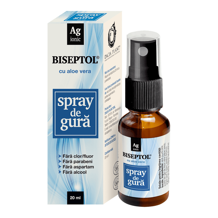 Dacia Plant Spray de gură cu Aloe Vera, Biseptol, 20 ml WALTI