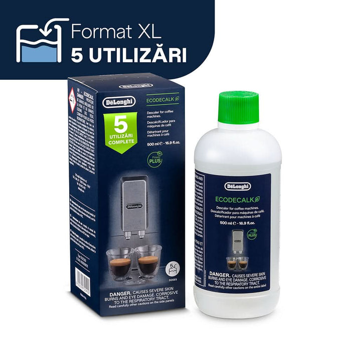 Decalcifiant DELONGHI EcoDecalk, 5 utilizari, 500ml WALTI