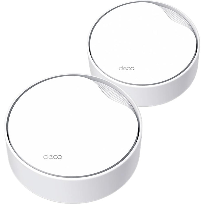 Sistem Wireless Mesh Gigabit TP-LINK Deco X50-PoE AX3000, WI-Fi 6, Dual Band 574 + 2402 Mbps, 2 Buc, alb WALTI