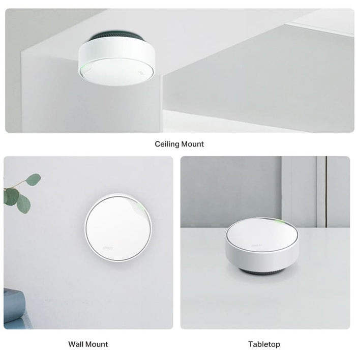 Sistem Wireless Mesh Gigabit TP-LINK Deco X50-PoE AX3000, WI-Fi 6, Dual Band 574 + 2402 Mbps, 2 Buc, alb WALTI