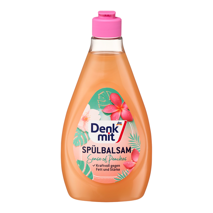 Denkmit Detergent de vase cu balsam Sense of Peaches, 500 ml - WALTI WALTI
