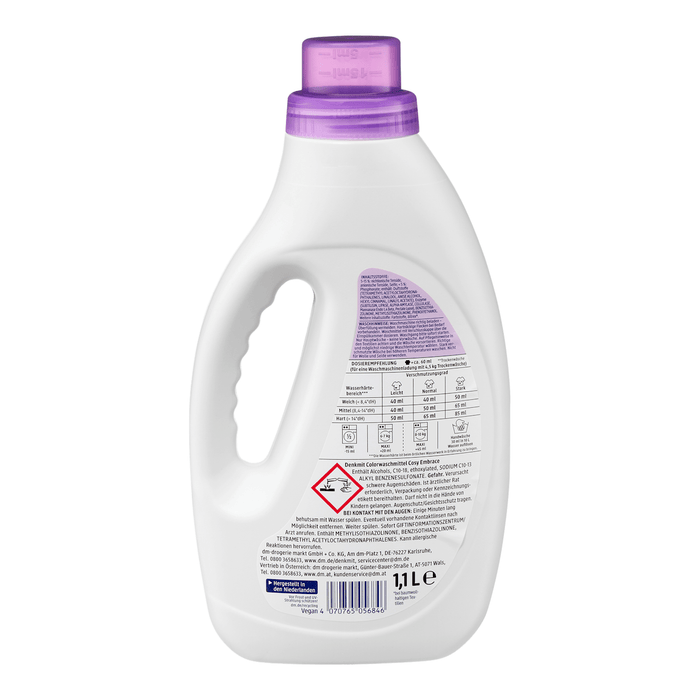 Denkmit Detergent lichid pentru rufe colorate Cosy Embrace, 22 spălări, 1,1 l WALTI