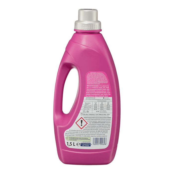 Denkmit Detergent pentru rufe delicate Color and Care Blossom Dream, 30 spălări, 1,5 l WALTI