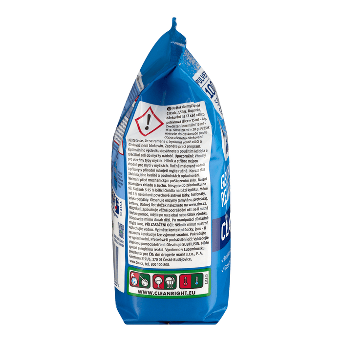 Denkmit Detergent pudră pentru mașina de spălat vase, 1,5 Kg WALTI