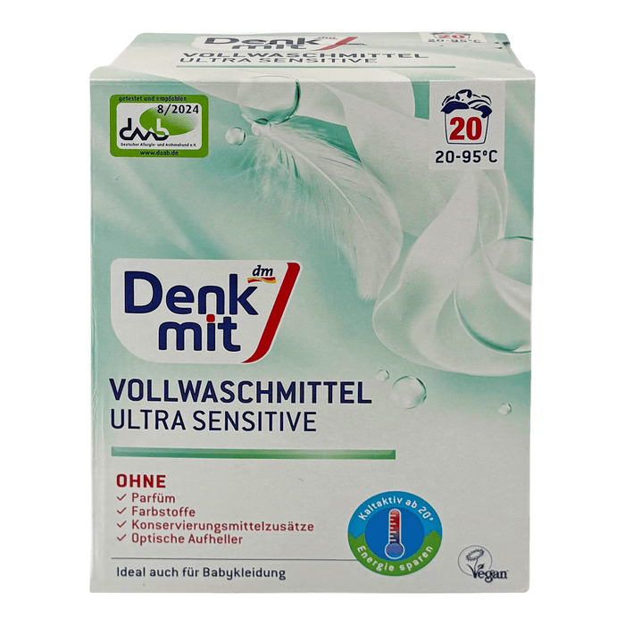 Denkmit Detergent pudră pentru rufe albe, 20 spălări, 1,35 Kg WALTI