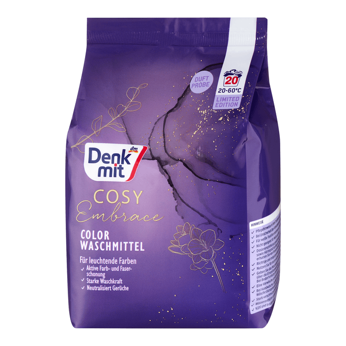 Denkmit Detergent pudră pentru rufe colorate Cosy Embrace, 20 spălări, 1,3 Kg WALTI