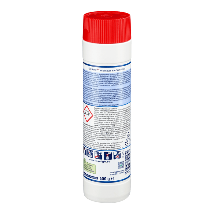 Denkmit Granule pentru curățare țevi, 600 g - WALTI WALTI