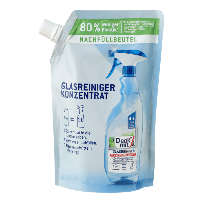 Denkmit Rezervă concentrată pentru soluția de curățat geamuri, 333 ml - WALTI WALTI