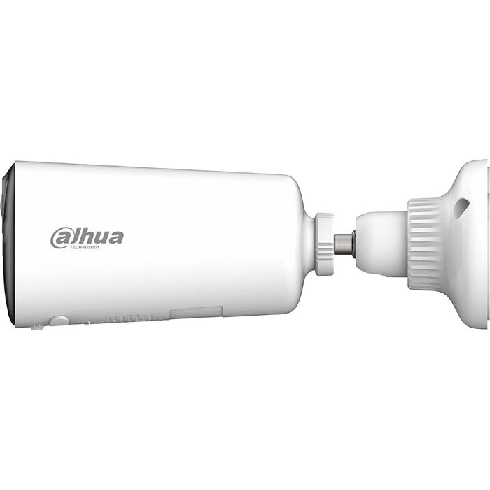 Kit camera IP Wireless exterior DAHUA DH-BF8CP-XL/M0508, 8MP, 2160p, IP66, IR, Detectie AI, baterie solara, alb WALTI