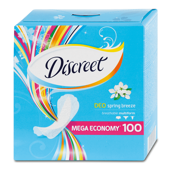 Discreet Absorbante zilnice Multiform Spring Breeze, 100 buc WALTI