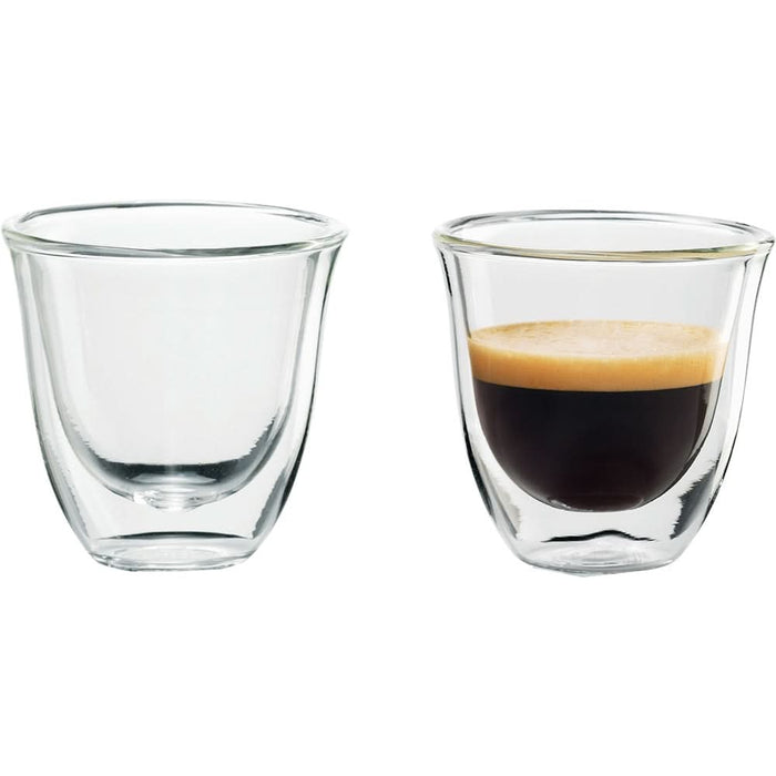 Set pahare espresso DELONGHI DIVESPRESSO, 2 piese, 90 ml, sticla WALTI