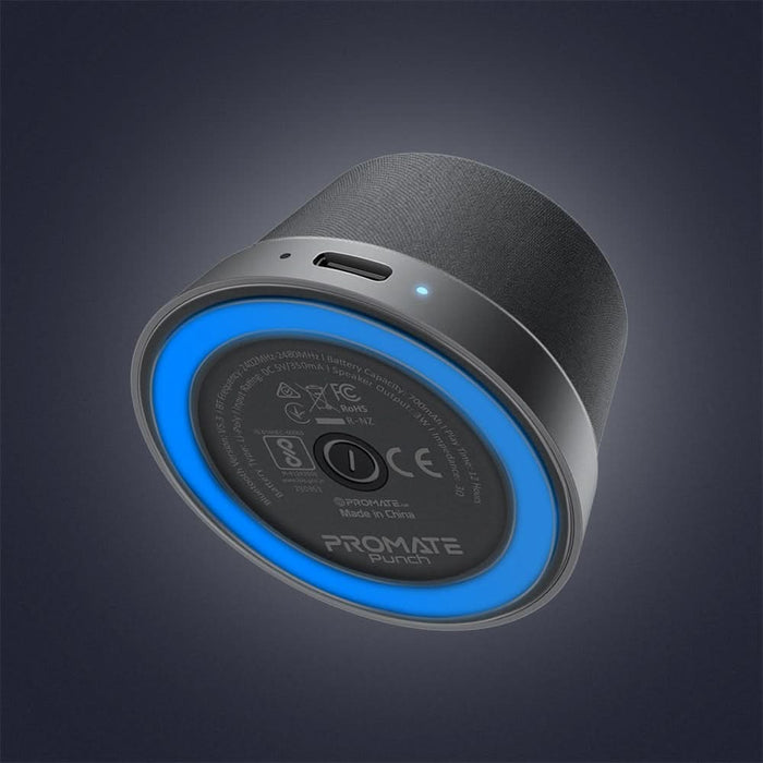 Boxa portabila PROMATE Punch, 3W, Bluetooth, Negru WALTI