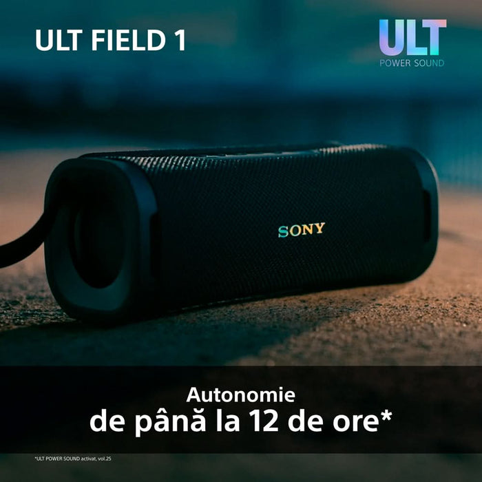 Boxa portabila SONY ULT FIELD 1 SRS-ULT10H, Bluetooth, IP67, Black WALTI