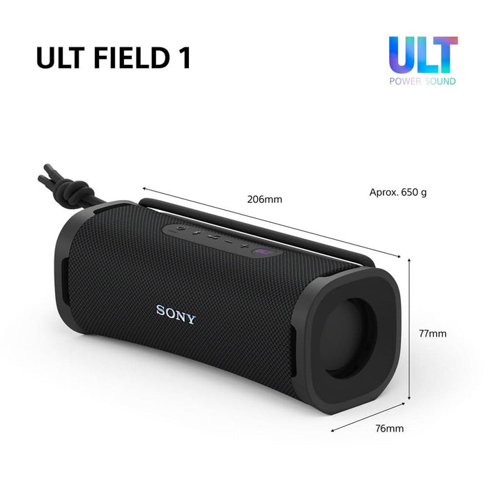 Boxa portabila SONY ULT FIELD 1 SRS-ULT10H, Bluetooth, IP67, Black WALTI