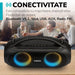 Boxa portabila E-BODA The Vibe 410, Bluetooth, USB, Radio FM, IPX5, negru - WALTI WALTI