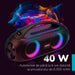 Boxa portabila E-BODA The Vibe 410, Bluetooth, USB, Radio FM, IPX5, negru - WALTI WALTI