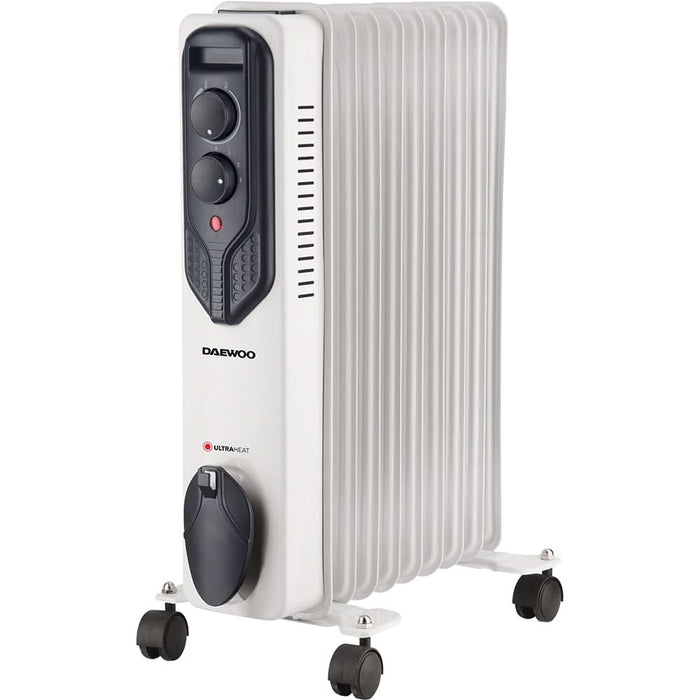 Calorifer electric DAEWOO DOH9W, 9 elementi, 3 trepte putere, 2000W, alb WALTI