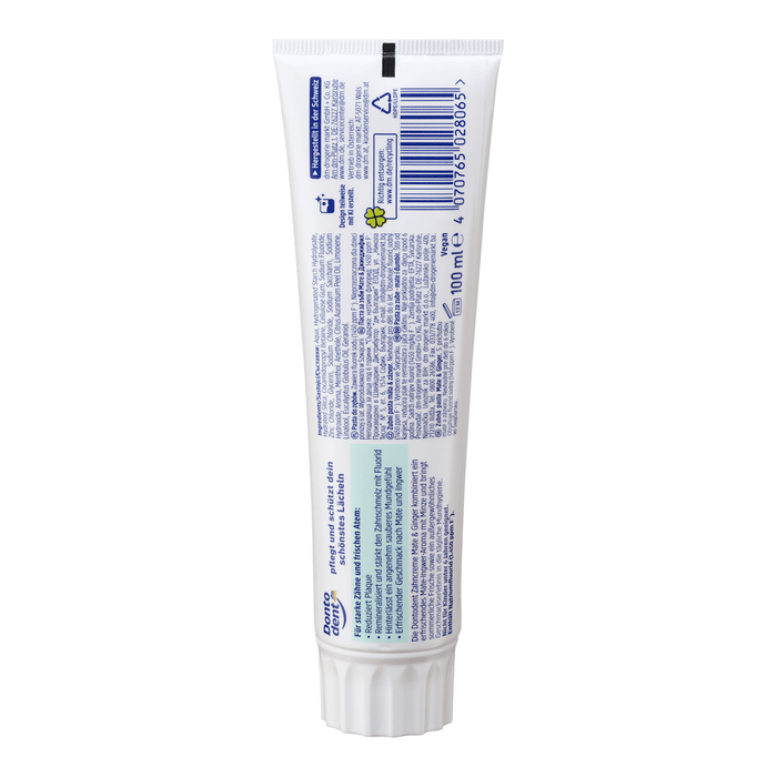 Dontodent Pasta de dinți Mate & Ghimbir, 100 ml - WALTI WALTI