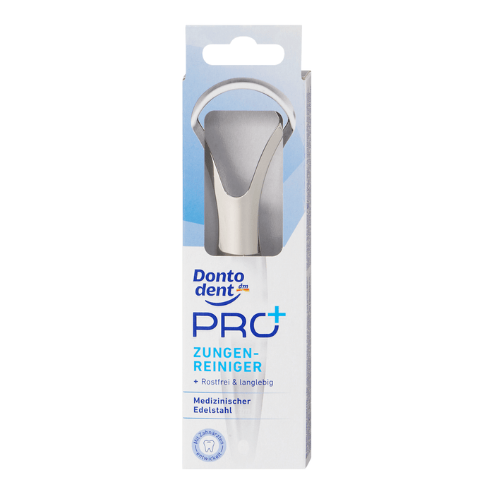 Dontodent PRO+ Curățător de limbă PRO+ din oțel inoxidabil, 1 buc - WALTI WALTI