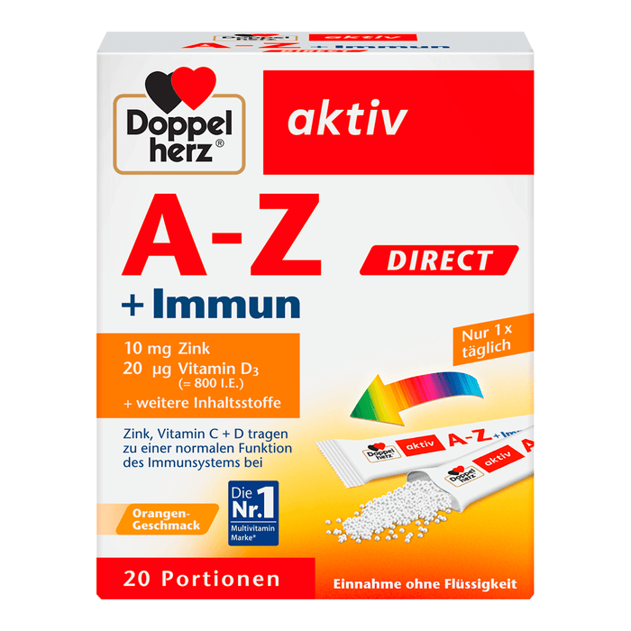 Doppelherz Aktiv A-Z + Immun DIRECT, 20 buc WALTI