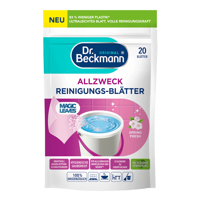 Dr.Beckmann Detergent șervețele pentru curățare universală Spring Fresh, 20 buc WALTI