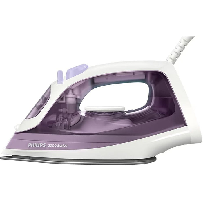 Fier de calcat PHILIPS Seria 2000 DST2020/30, 2000W, 110g/min, 250ml, talpa ceramica, mov-alb WALTI