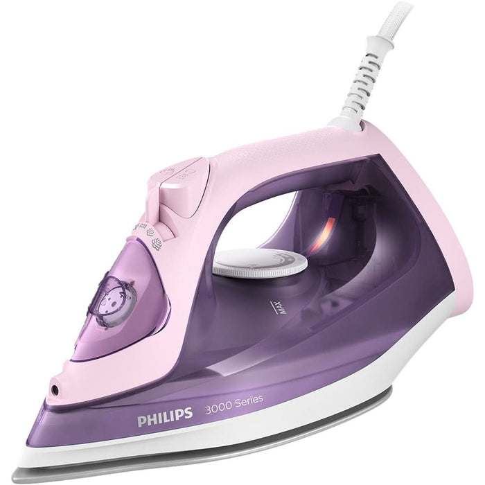 Fier de calcat PHILIPS Seria 3000 DST3020/30, 2200W, 160g/min, 300ml, talpa ceramica, violet-roz WALTI